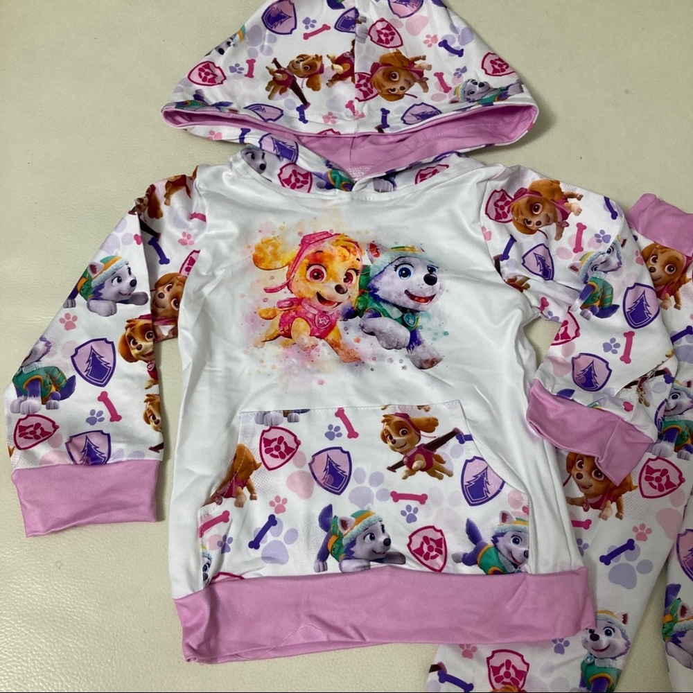 Paw 🐾 patrol cute hoodie top long pants outfit set - Picture 4 of 10